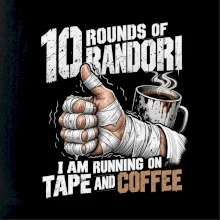 Randori 10 rounds tape and coffee