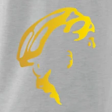 Hlava cyklista zlatá Hlava cyklista zlatá