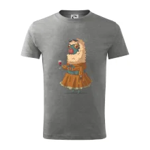 Alpaka s vínom žena