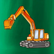 Bager bez nápisu oranžový Bager bez nápisu oranžový