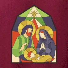 Vitráž - jasličky