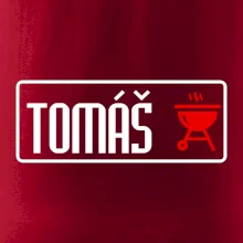 Tričko na grilovanie s vlastným menom