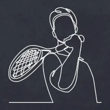 Tenista jedným ťahom Tenista jedným ťahom