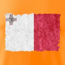 Vlajka Malta ohrýzaná
