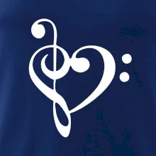 Husľový kľúč srdce Husľový kľúč srdce