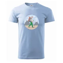 Farebný párový motív na hory Farebný párový motív na hory