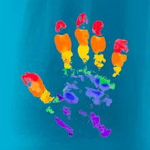 LGBT hand print
