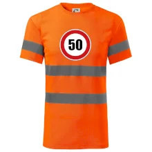 Dopravná značka - obmedzenie rýchlosti 50 Dopravná značka - obmedzenie rýchlosti 50