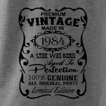 Vintage Etiketa - 1984