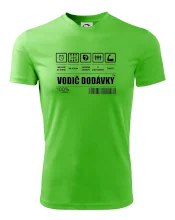Čiarový kód - Vodič dodávky