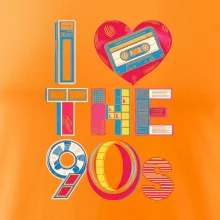 Aj love 90s - srdce a kazeta Aj love 90s - srdce a kazeta
