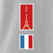 Paríž známka farebná