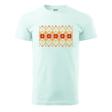 Ukrajinský vzor - Červené kvety