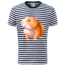 Morča - kreslené, bielo oranžové