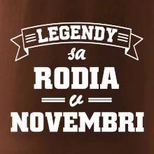 Legendy sa rodia v novembri
