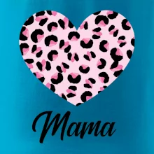 Srdce růžové - mama (Pecka Design)
