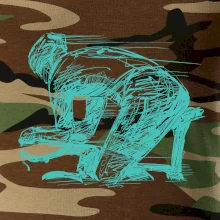 Cestná cyklista zadok