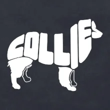 Border kólia písmo v tele