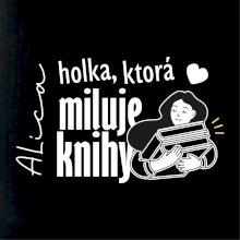 Čiernobiela holka, ktorá miluje knihy - holka - Vaše meno