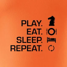 Eat sleep play - šach