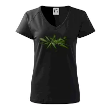 Ganja listy - makro Ganja listy - makro