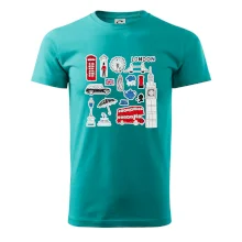 Velká Británie - kreslené ikonky