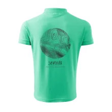 Severák - vrstevnice v kruhu