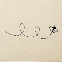 Dráha letu včely - slučka