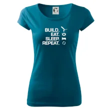 Build eat sleep repeat - montážna pena Build eat sleep repeat - montážna pena