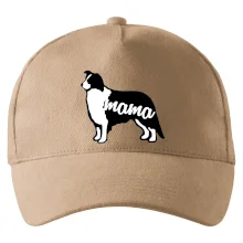 Border kolie mama obrys