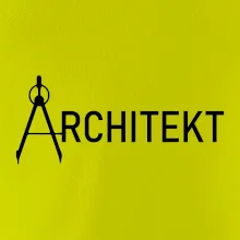 Architekt nápis