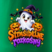 Strašidelne rozkošný duch s tekvicami