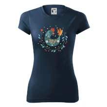 Folklór - sliepky s margarétkami Folklór - sliepky s margarétkami