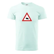 Dopravná značka - Pozor diviak