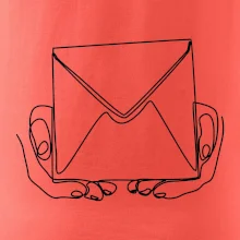 Obálka pôšták jedným ťahom Obálka pôšták jedným ťahom