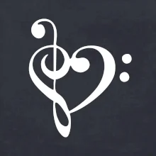 Husľový kľúč srdce Husľový kľúč srdce