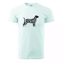 Labrador nápis v tele