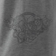 Steampunk srdce kreslené