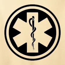 Rescue logo samostatné guľaté