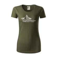 Letná romantika - papierová loďka