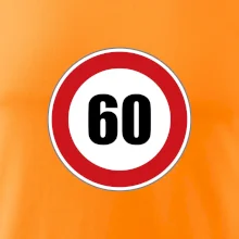 Dopravná značka - obmedzenie rýchlosti 60 Dopravná značka - obmedzenie rýchlosti 60