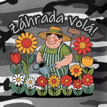 Záhrada volá - záhradník a slnečnice