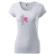 Párové tričká puzzle postavička