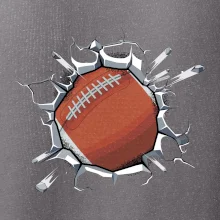 Americký futbal lopta v triku