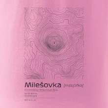 Milešovka - vrstevnice v obdĺžniku