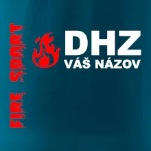 DHZ (oheň, firesport, názov sboru - vlastný nápis)