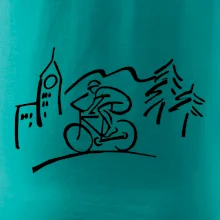 Cyklista na výlete Cyklista na výlete