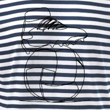 Futbalová lopta kopačka jedným ťahom Futbalová lopta kopačka jedným ťahom