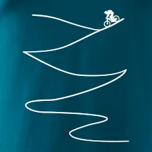 Cyklo zjazd z kopca Cyklo zjazd z kopca