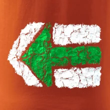 Párová turistická značka zelená Párová turistická značka zelená